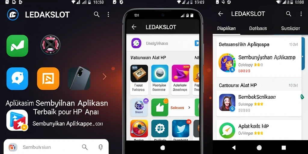 Antarmuka LEDAKSLOT yang sederhana dan efisien untuk menyembunyikan aplikasi.