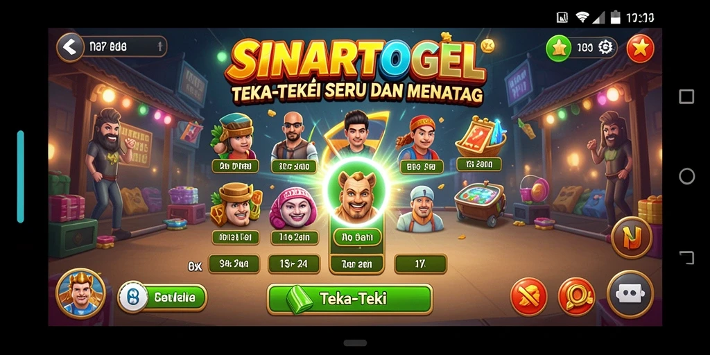 Tampilan antarmuka SINARTOGEL yang menawan dan interaktif.